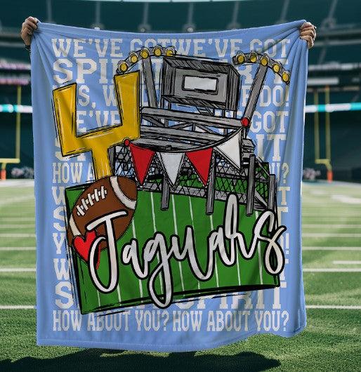 We’ve Got Spirit How About You Football Columbia Blue Mascots Blanket