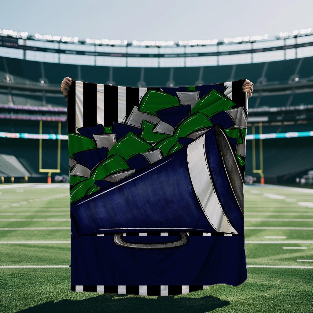 Megaphone And Poms Blanket