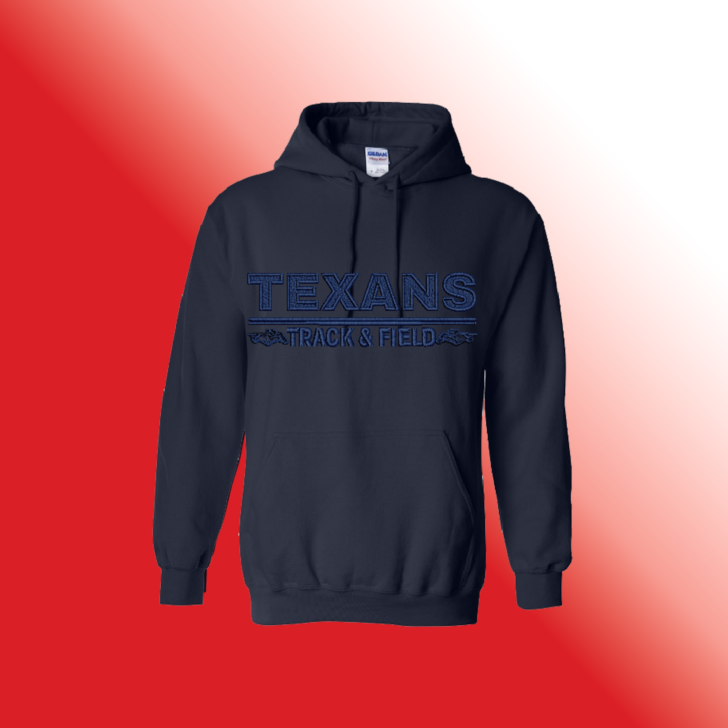 Texans Track & Field Embroidered Hoodie