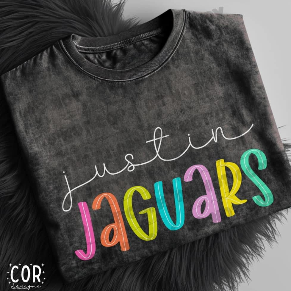Neon Bright Line Justin Jaguars Apparel