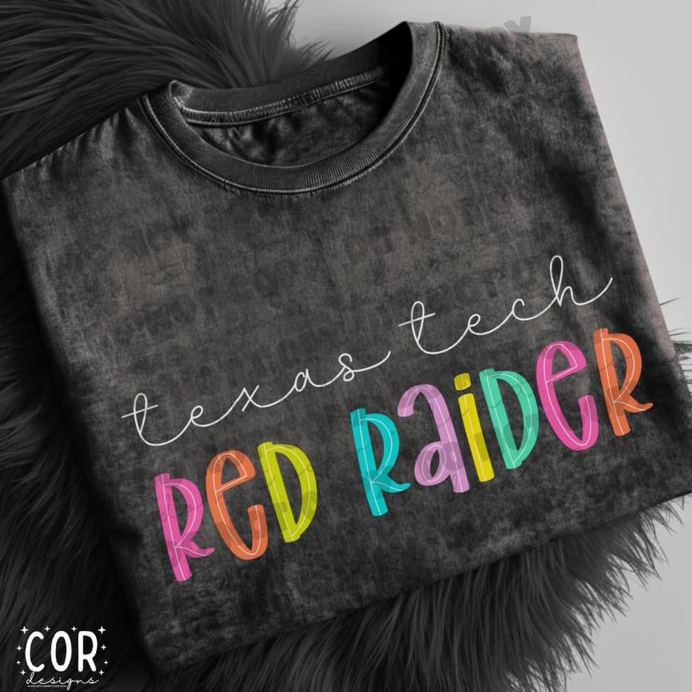 Neon Bright Line Texas Tech Red Raider Apparel