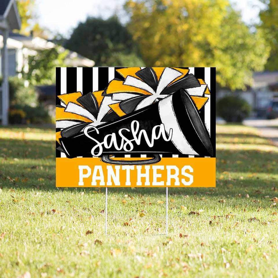 Cheer Yard Signs