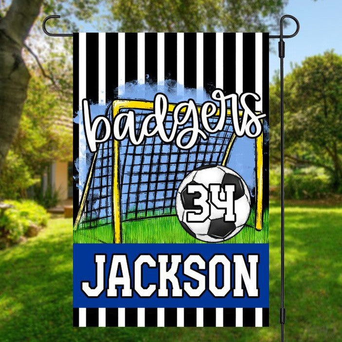 Soccer Garden Flag