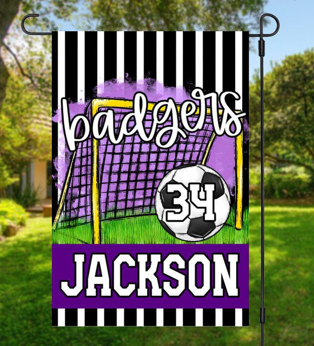Soccer Garden Flag