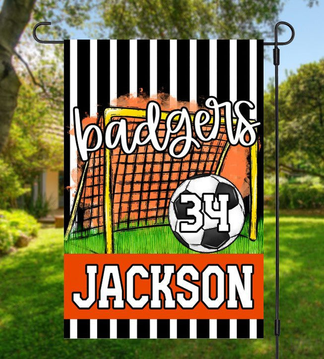 Soccer Garden Flag