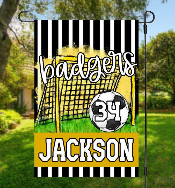 Soccer Garden Flag
