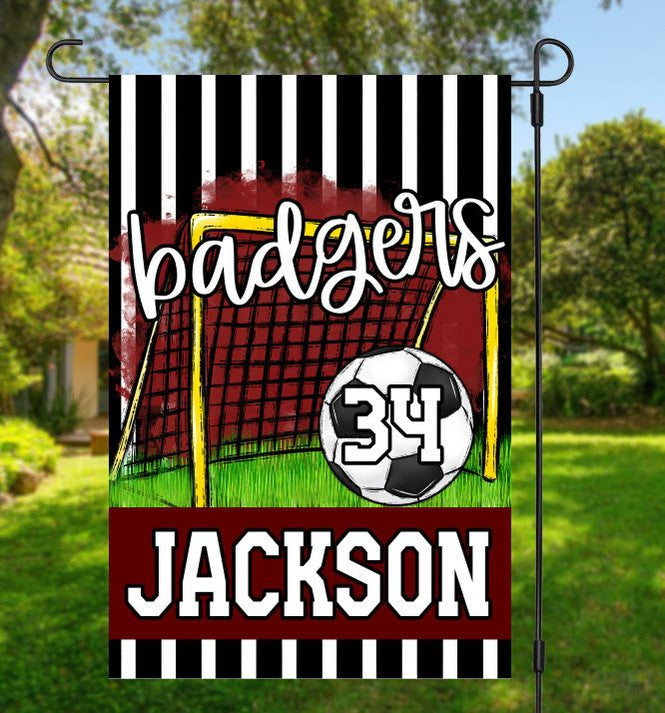 Soccer Garden Flag