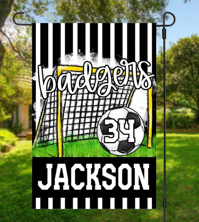 Soccer Garden Flag
