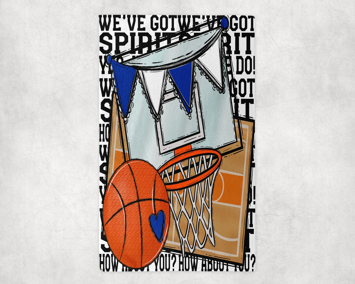 We've Got Spirit Basketball Rally Towel