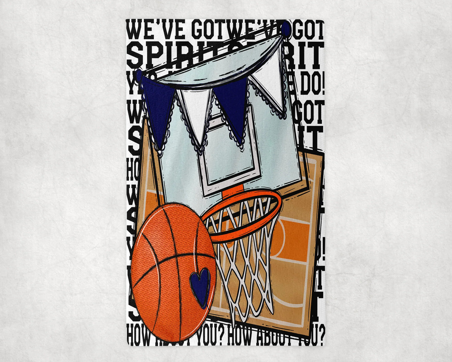 We've Got Spirit Basketball Rally Towel