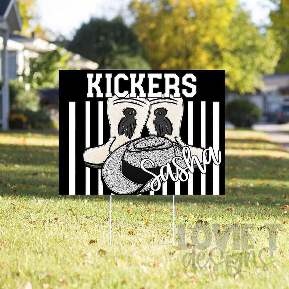 Drill Team Yard Signs