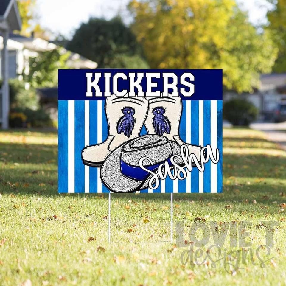 Drill Team Yard Signs