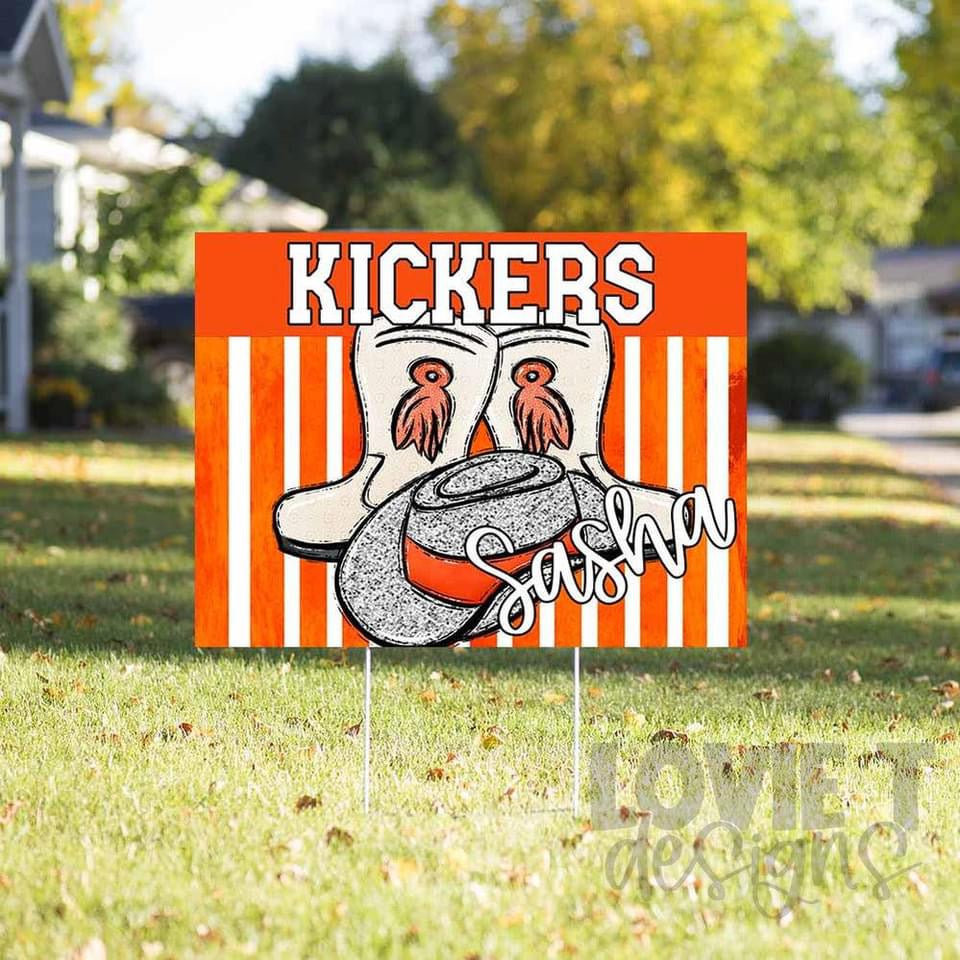 Drill Team Yard Signs