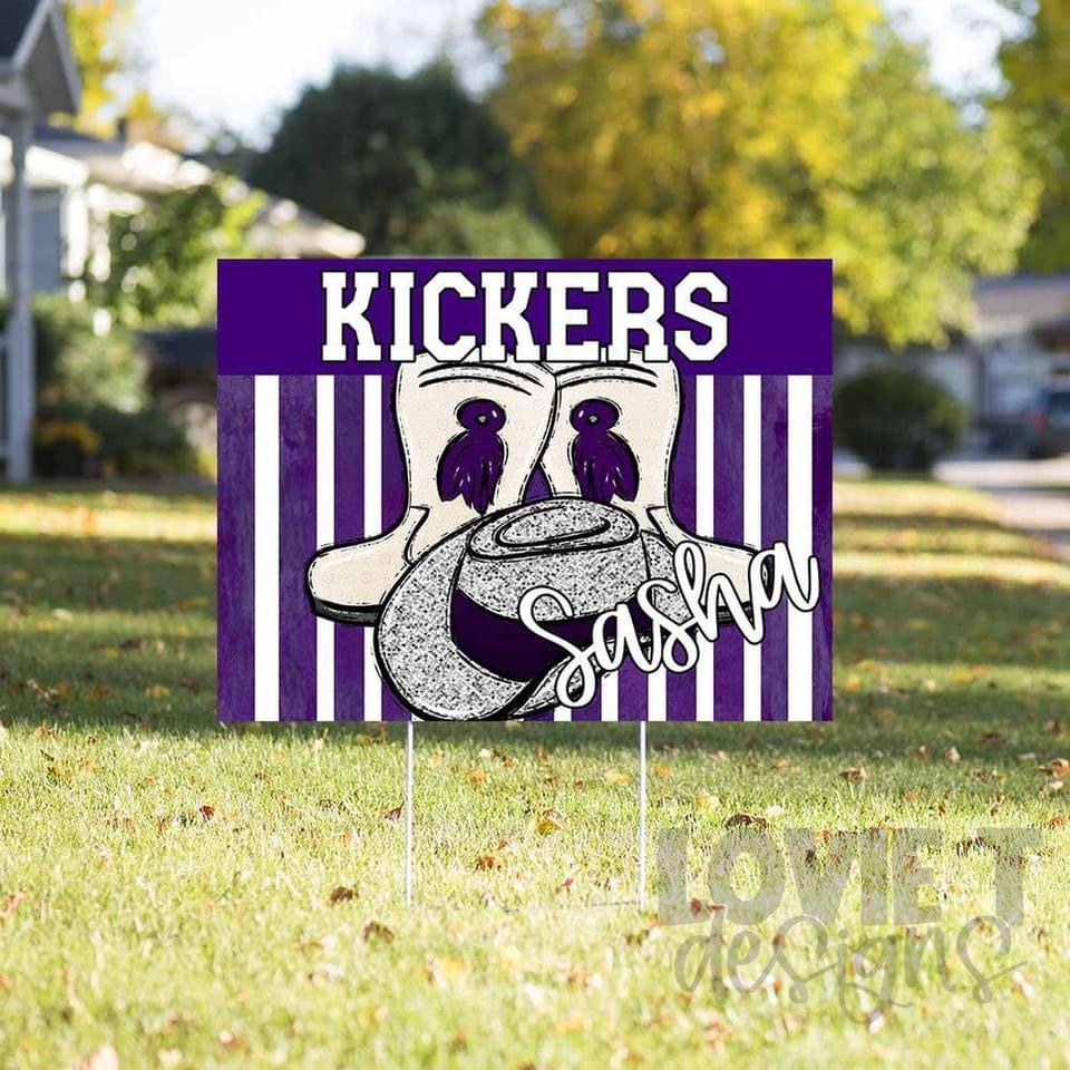 Drill Team Yard Signs