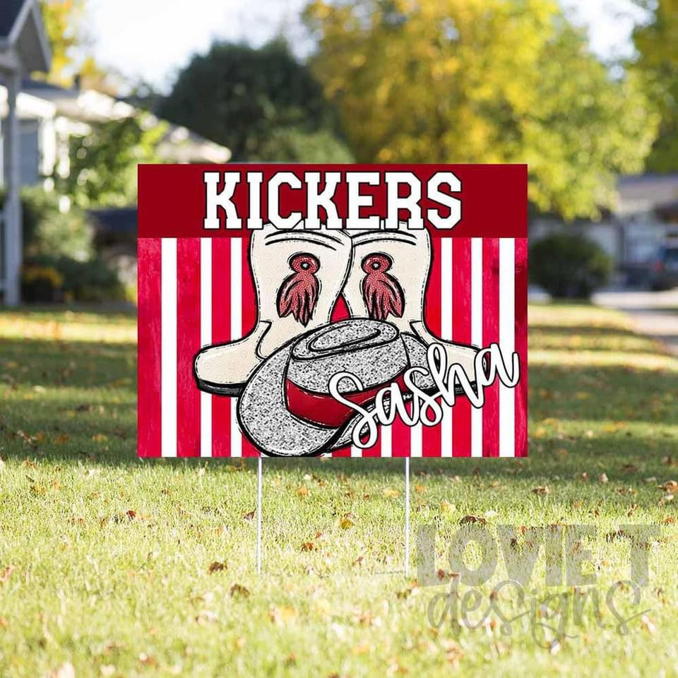 Drill Team Yard Signs