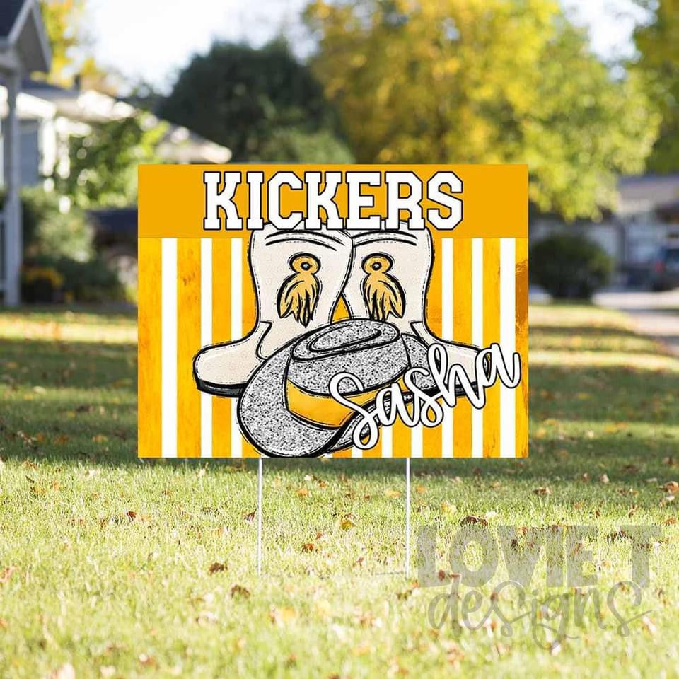 Drill Team Yard Signs