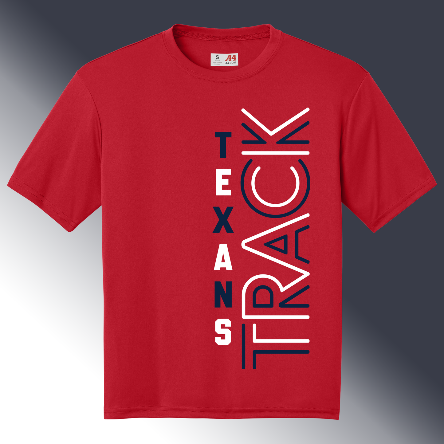 Texans Vintage Side Line A4 Performance Short Sleeve Shirt