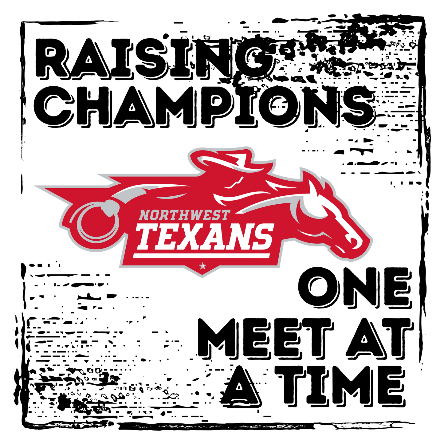 Northwest Texans Cross Country β Raising Champions A4 Performance Tee