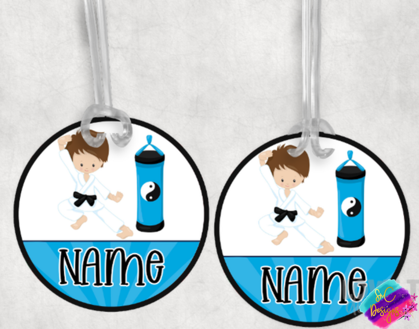 Karate Bag Tags