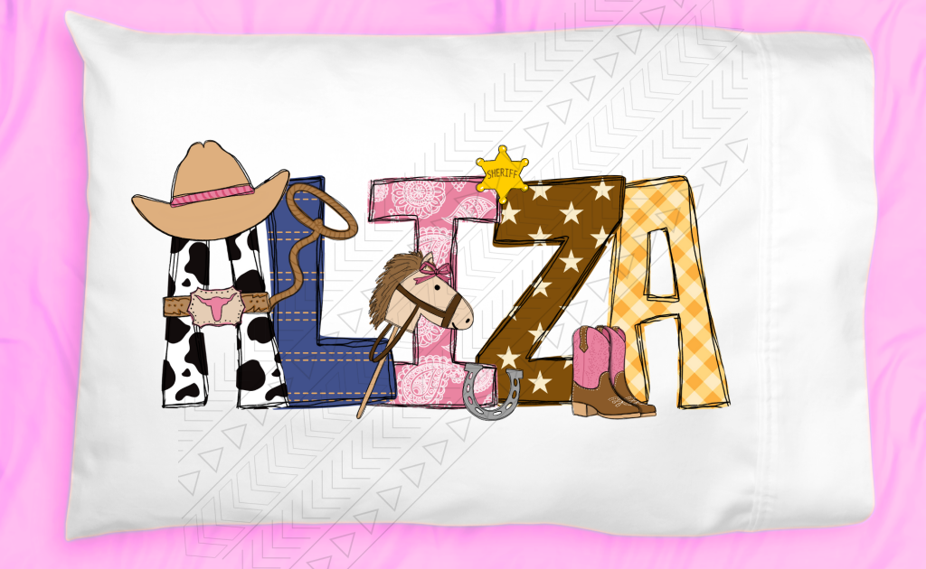 Cowboy/Girl Pillowcase Personalized Pillowcases