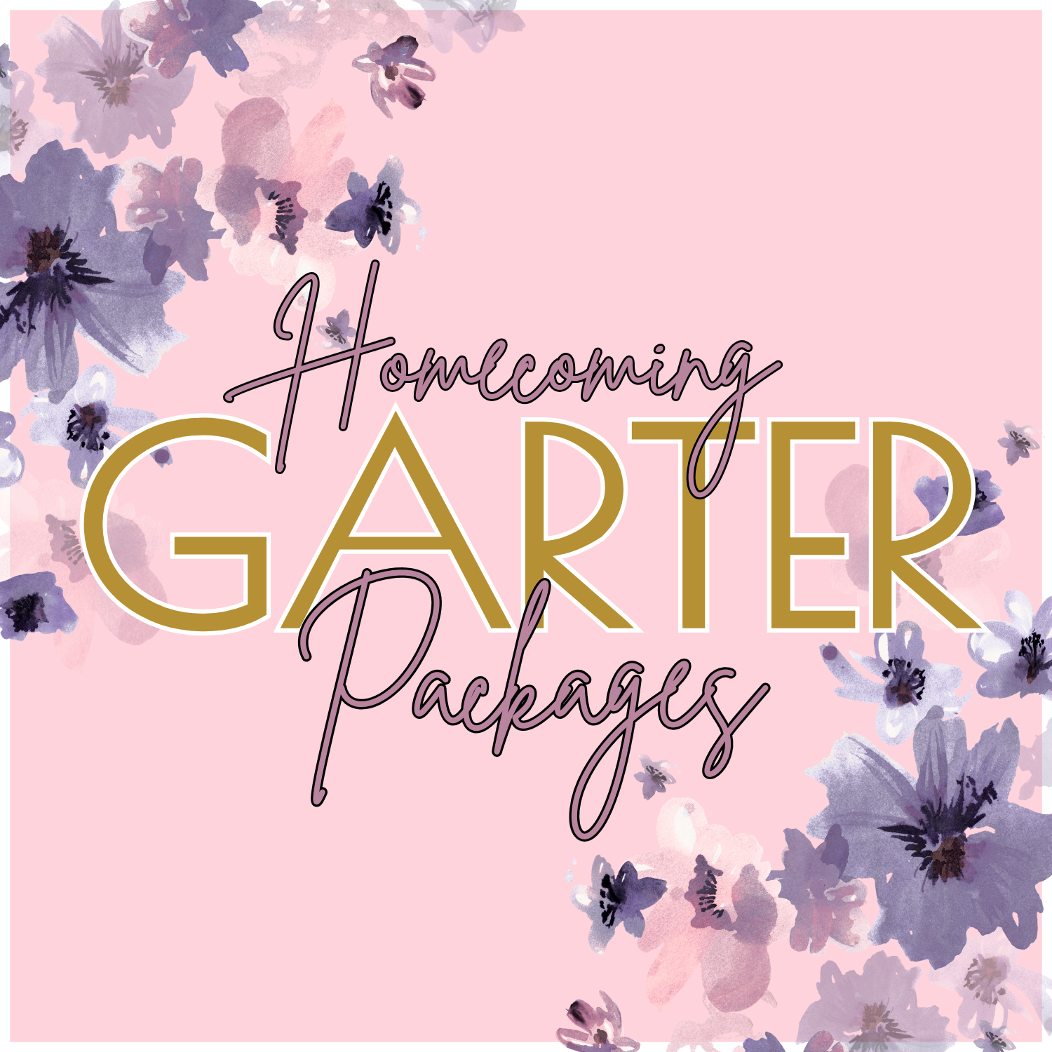 Homecoming Garter Packages