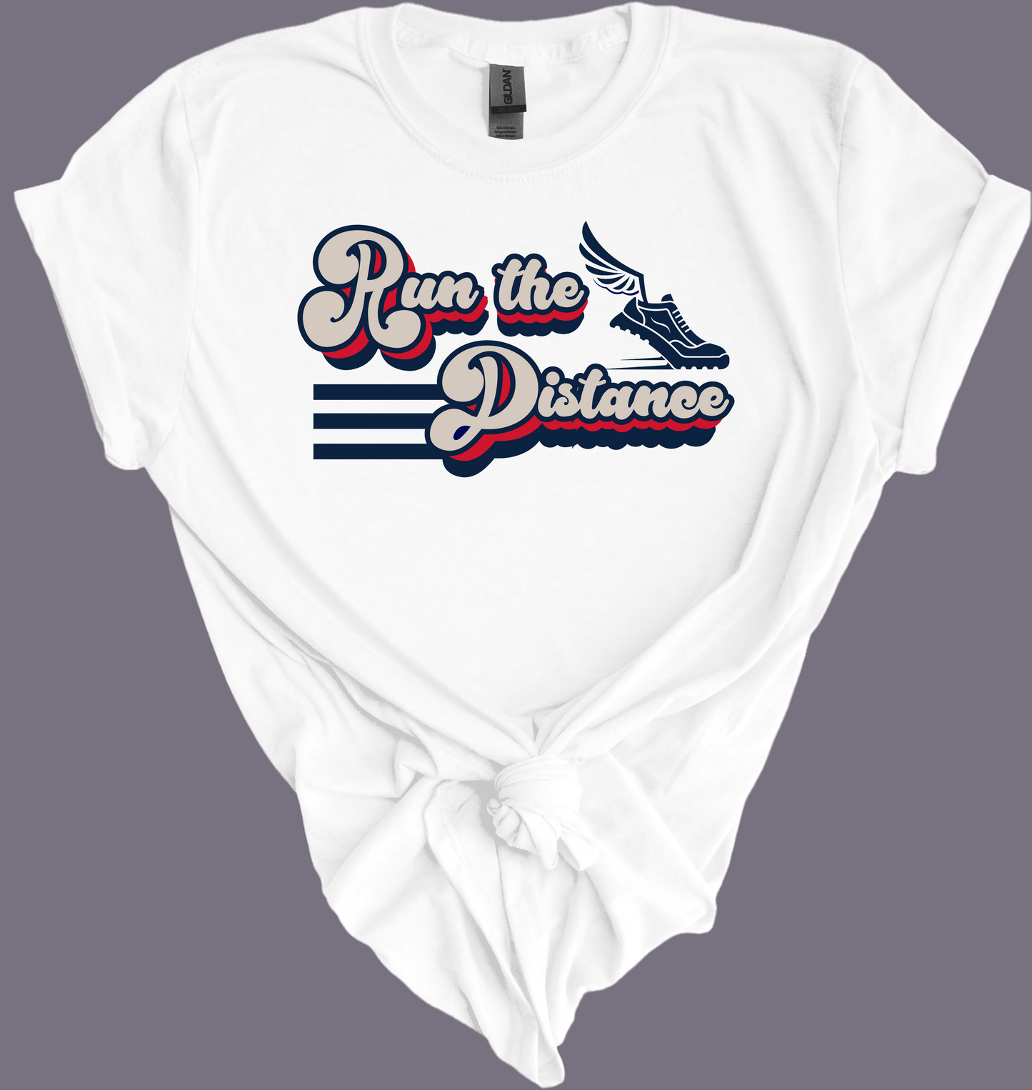 Run The Distance Retro T-Shirt