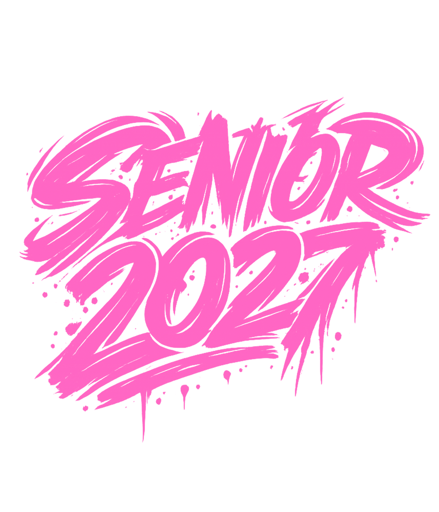Senior 2027 Street Tag T-Shirt