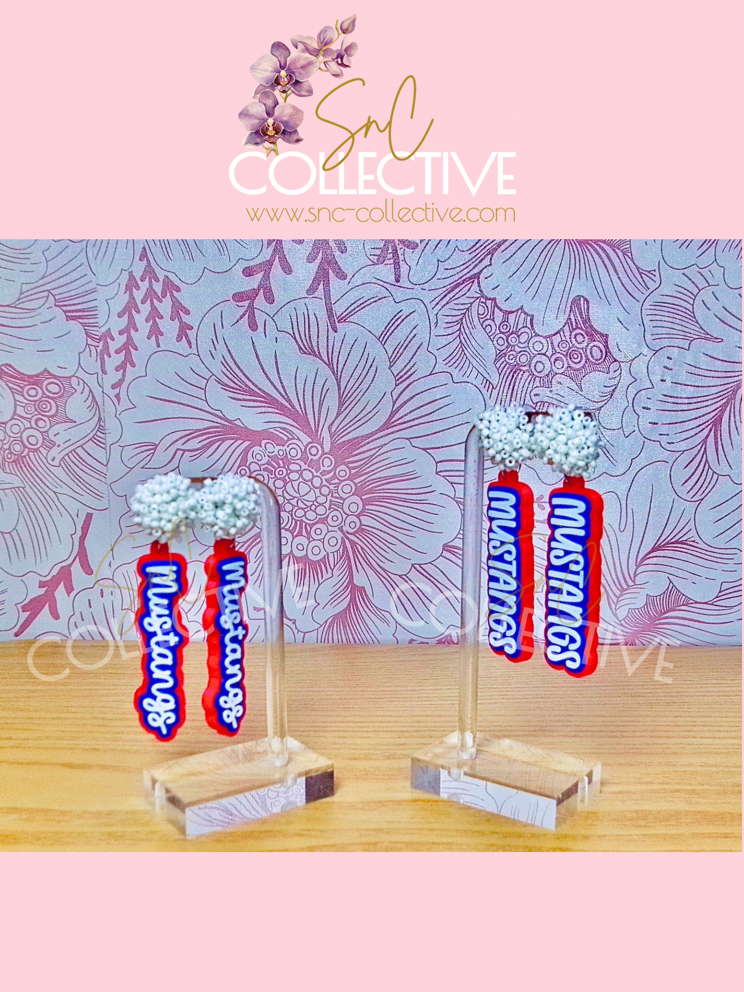 Custom School Spirit Earrings