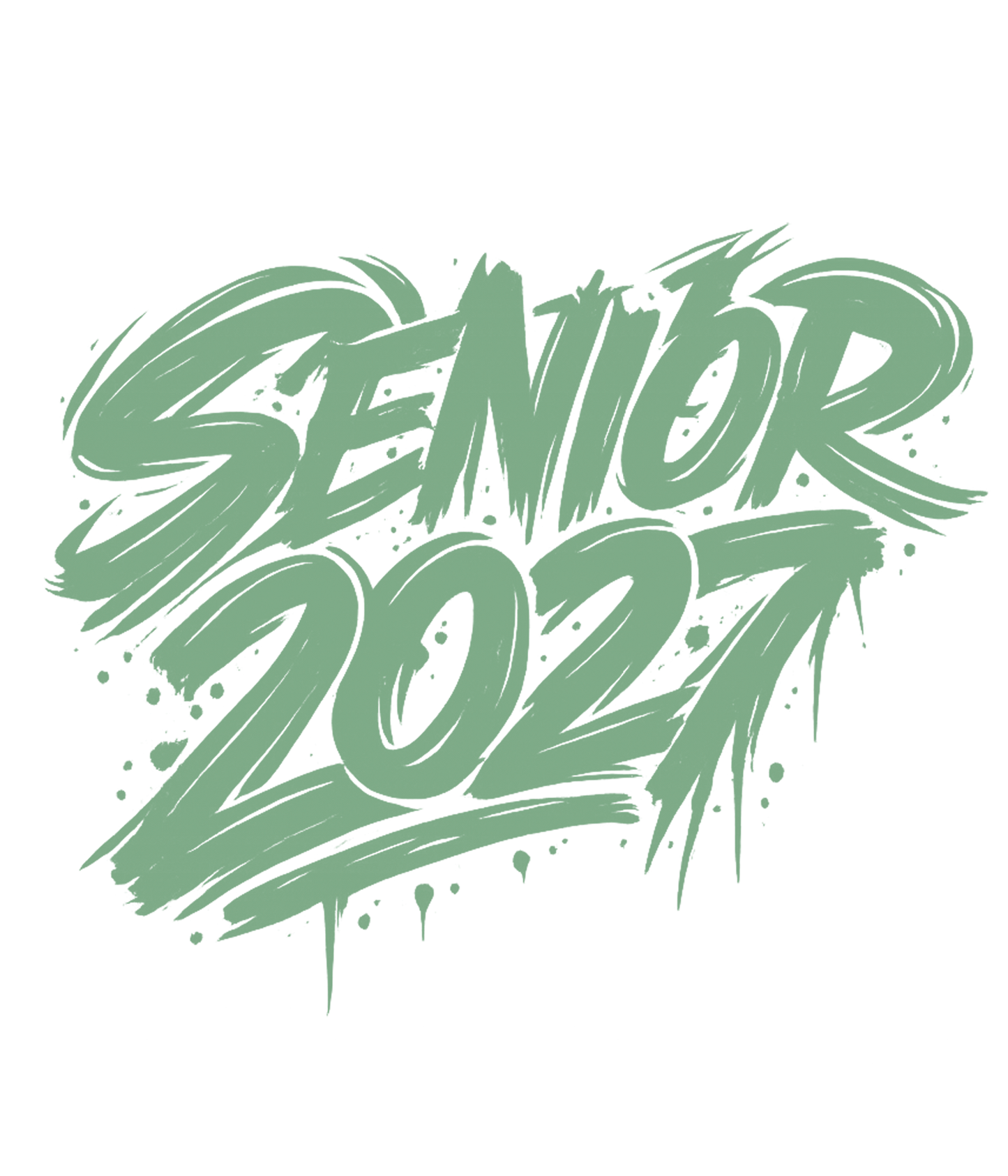 Senior 2027 Street Tag T-Shirt