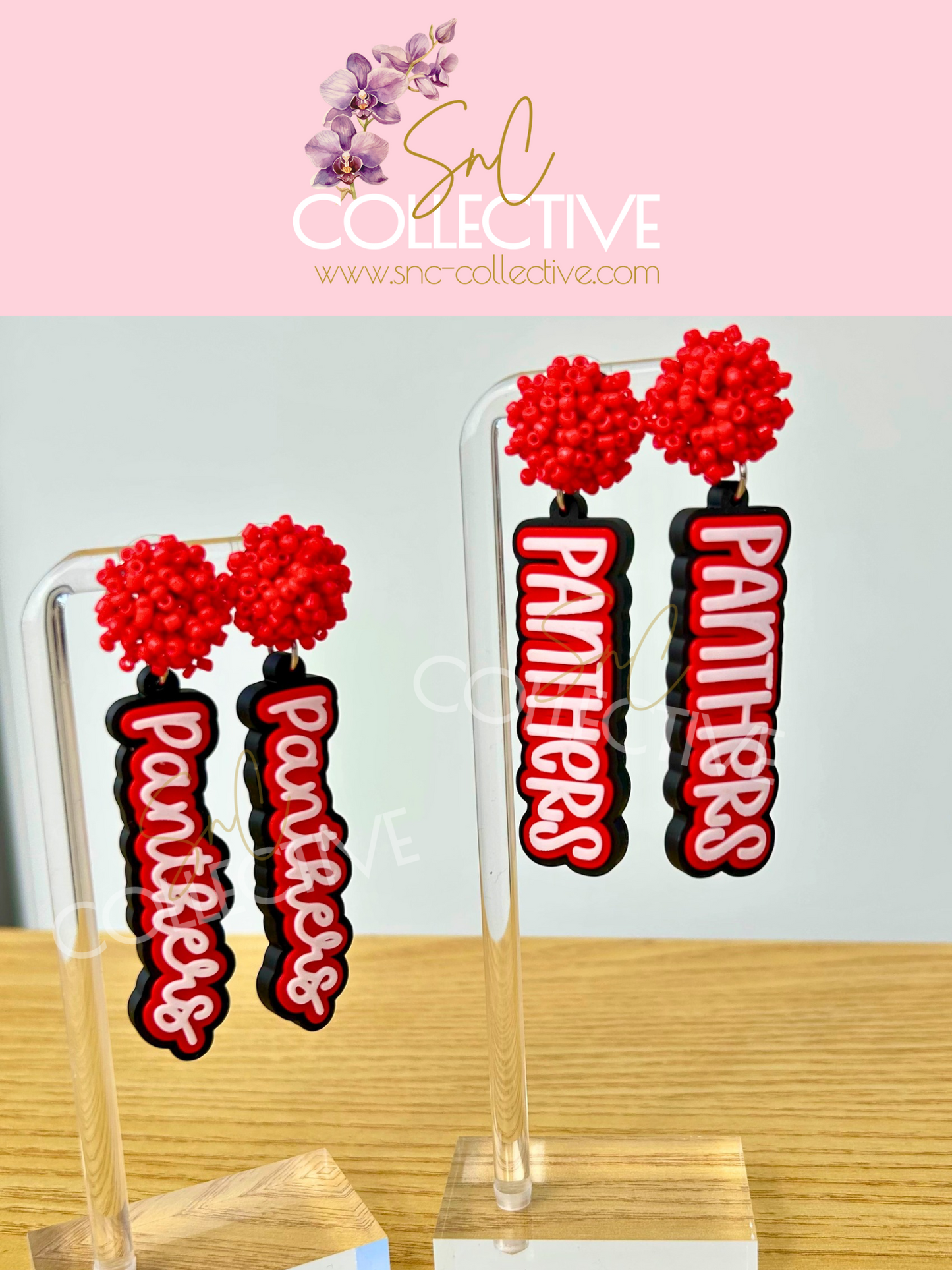 Custom School Spirit Earrings
