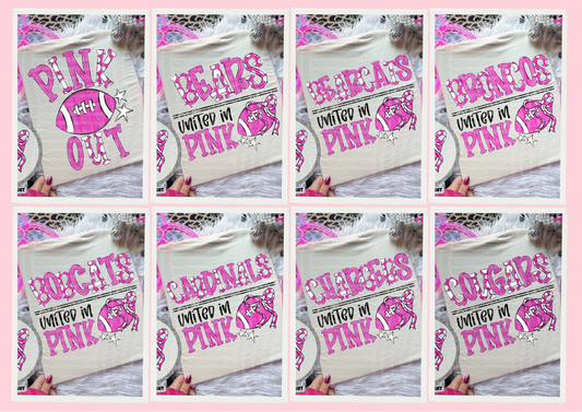 United in Pink Game Day Spirit Tee 🏈💗