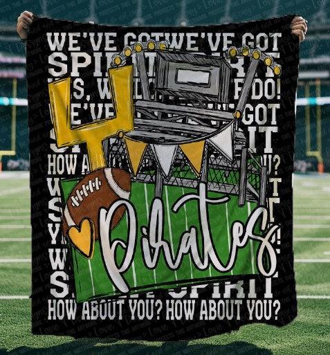 We’ve Got Spirit How About You Football Mascots Black Blanket