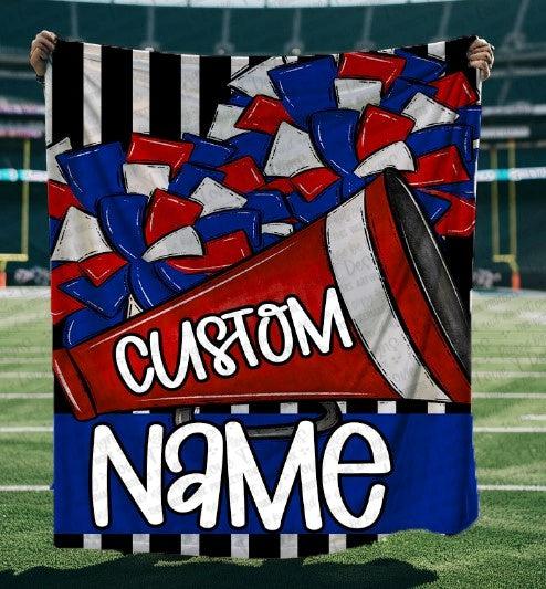 Megaphone And Poms Blanket