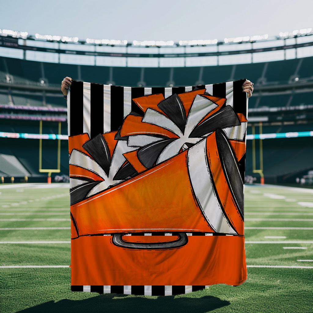 Megaphone And Poms Blanket
