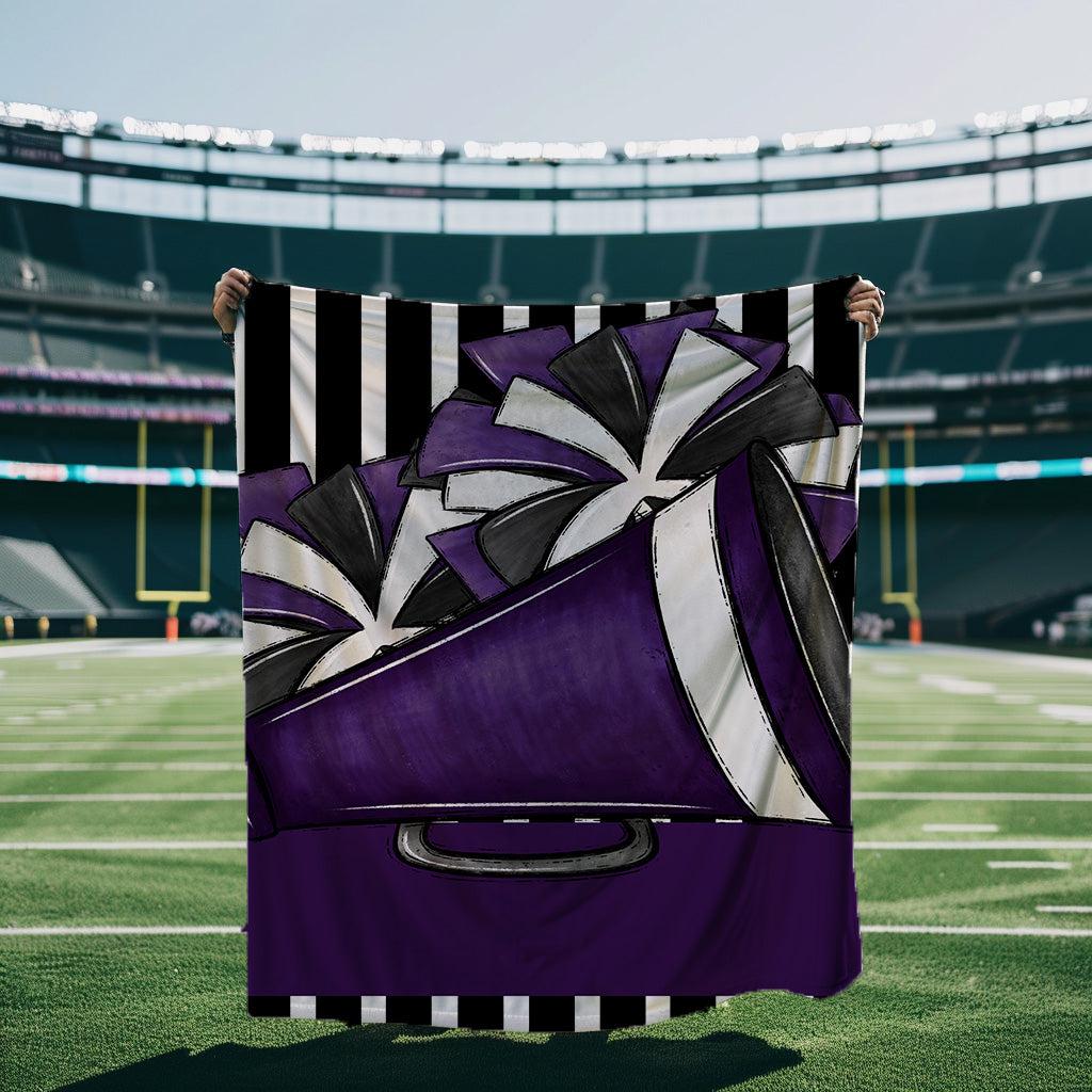 Megaphone And Poms Blanket