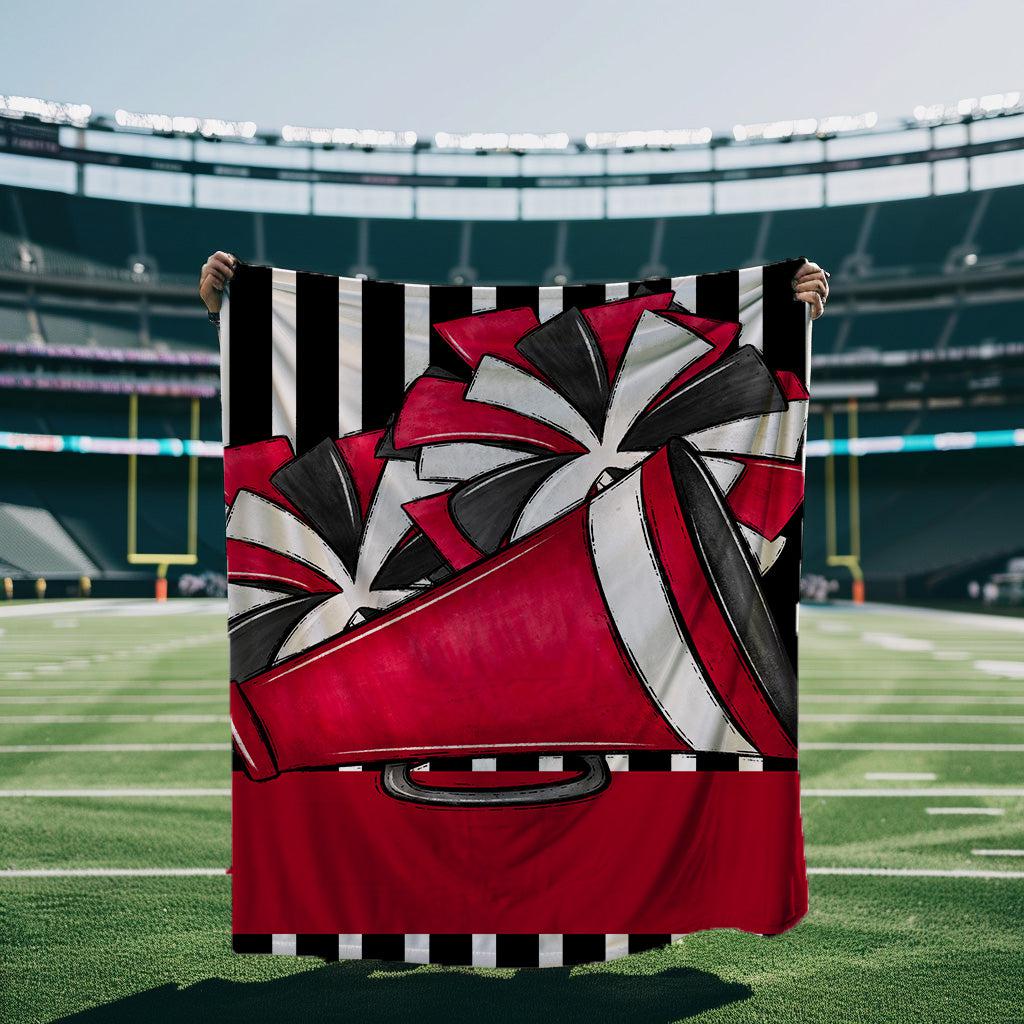Megaphone And Poms Blanket