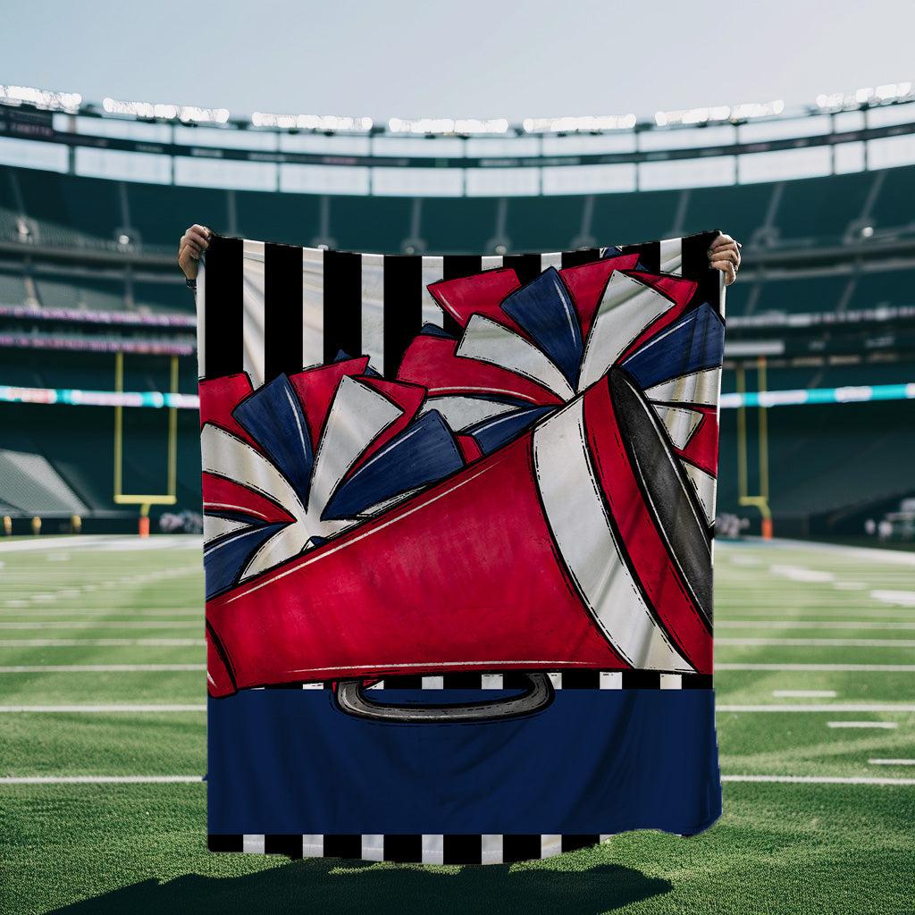 Megaphone And Poms Blanket