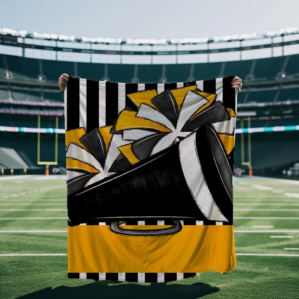 Megaphone And Poms Blanket