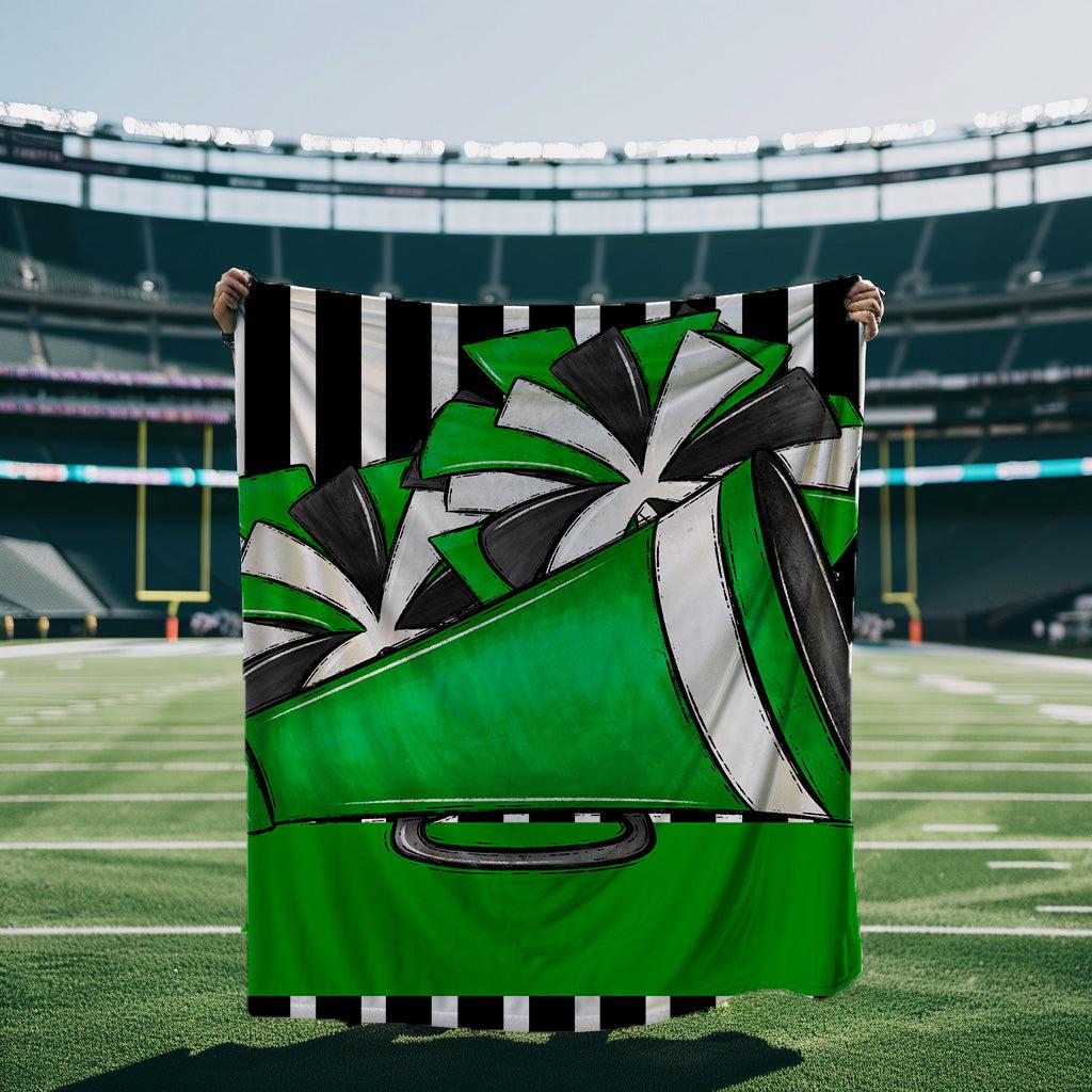 Megaphone And Poms Blanket