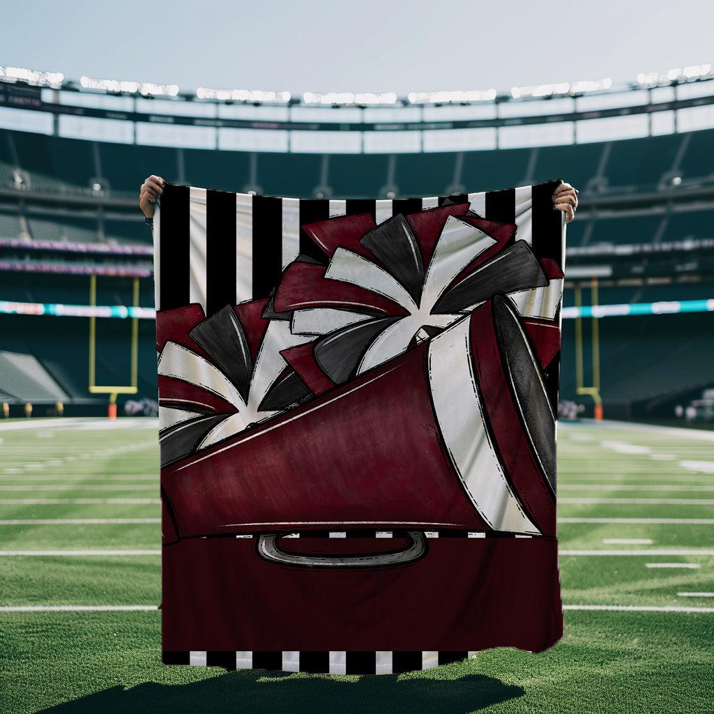 Megaphone And Poms Blanket