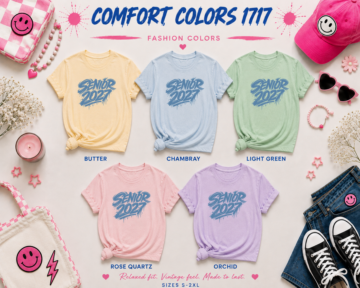 Senior 2027 Street Tag T-Shirt