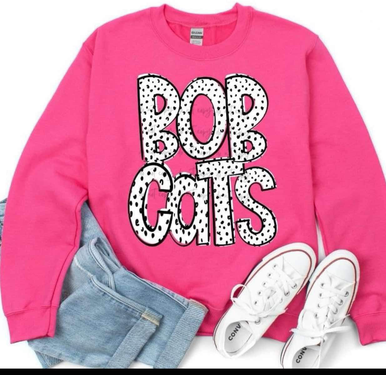 Bobcats Doodle Tee 🐾