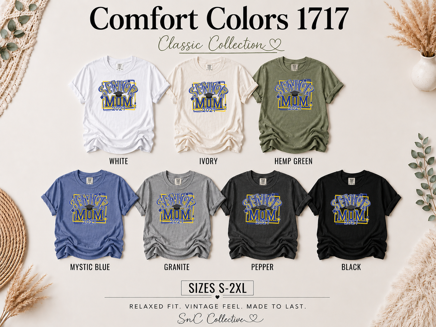 Senior Mom 2027 Spirit Tee