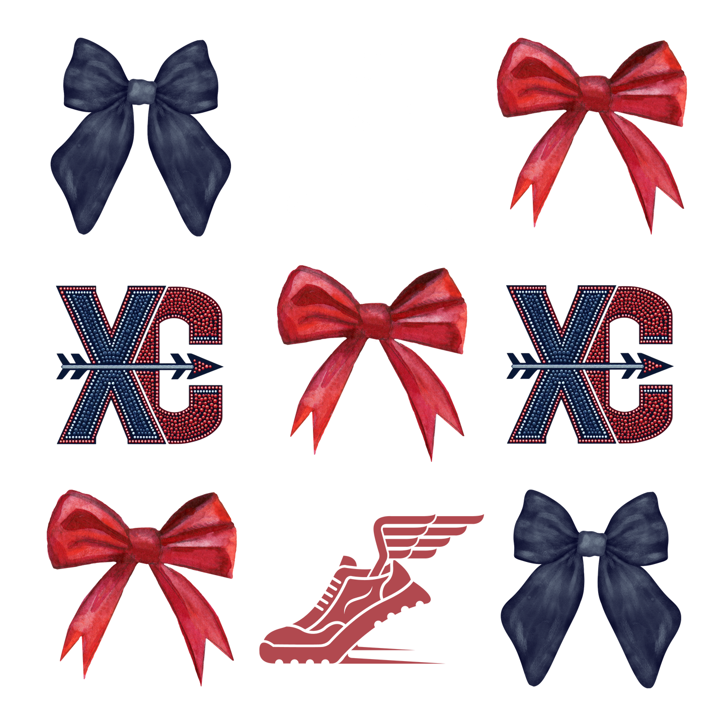 Northwest Texans | XC Bow Collage Crewneck