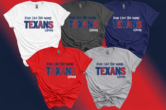 Northwest Texans | Run Like The Wind Texans Strong Short Sleeve T-Shirt