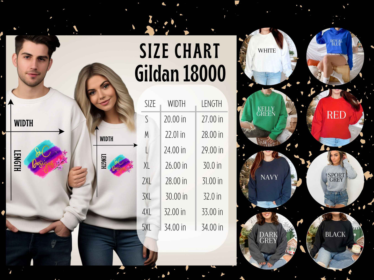 Cheer Mom Colorful Star Checkered Circle Apparel