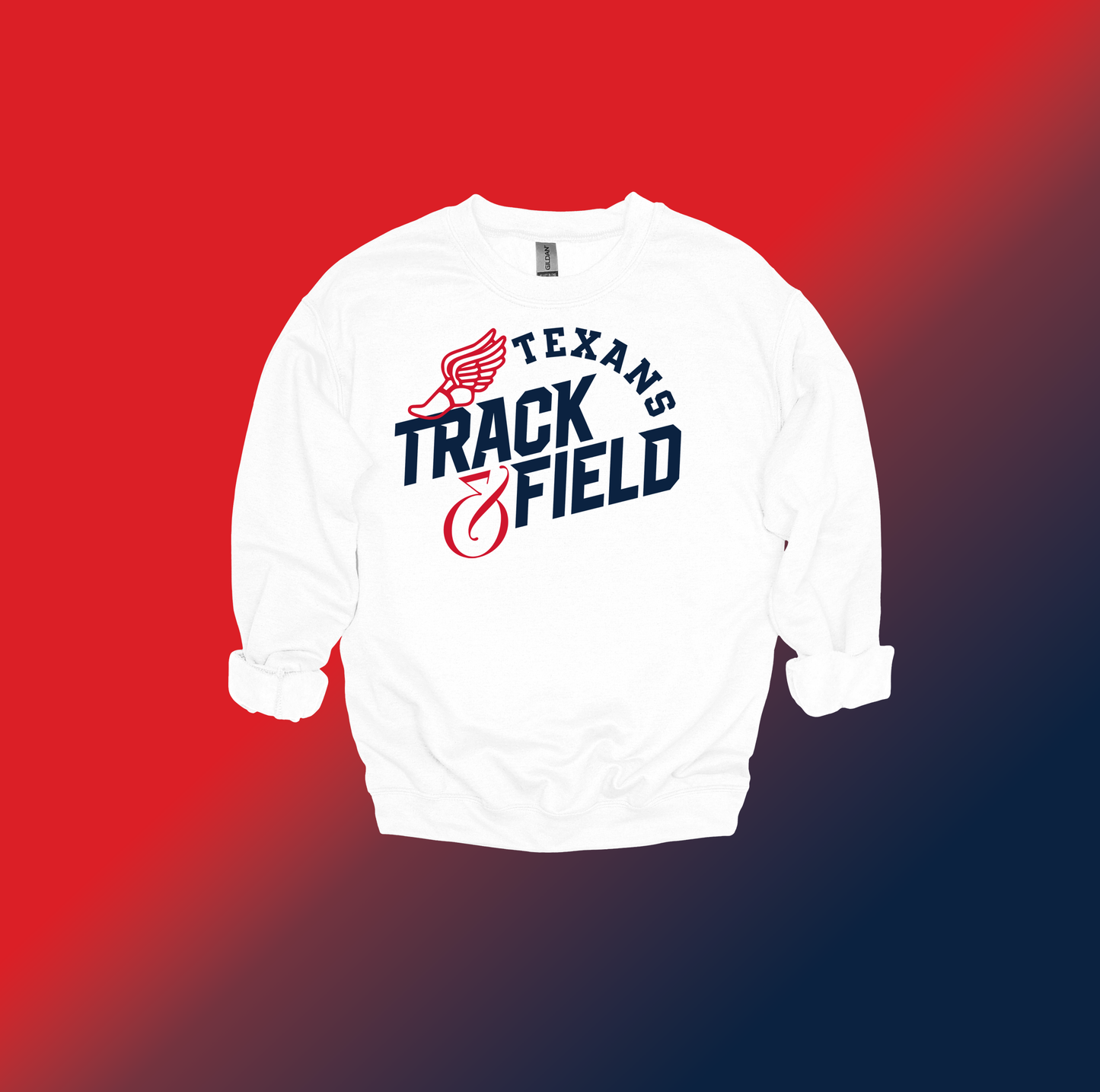 Crewneck Sweatshirt Texans Arch