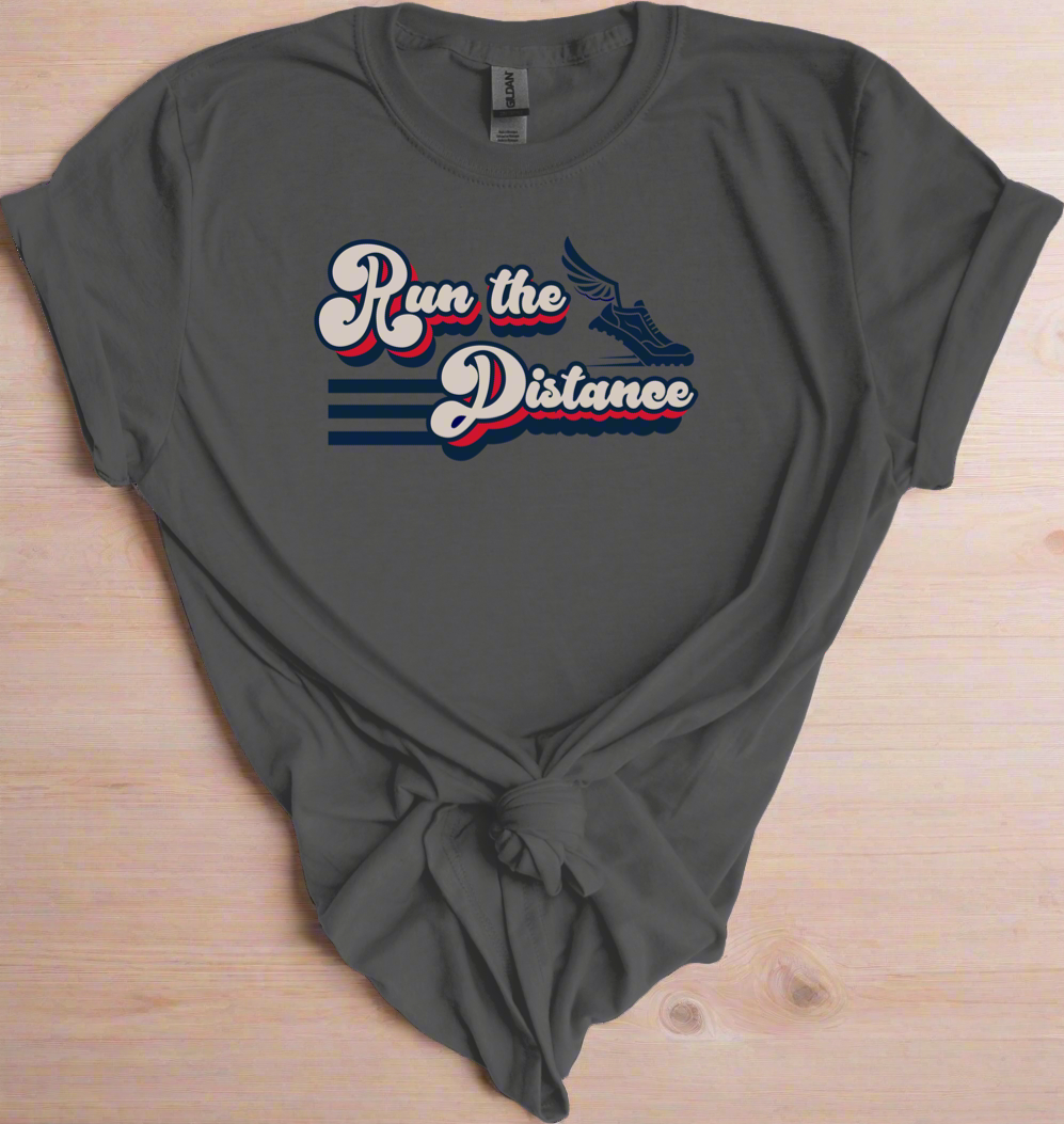 Run The Distance Retro T-Shirt