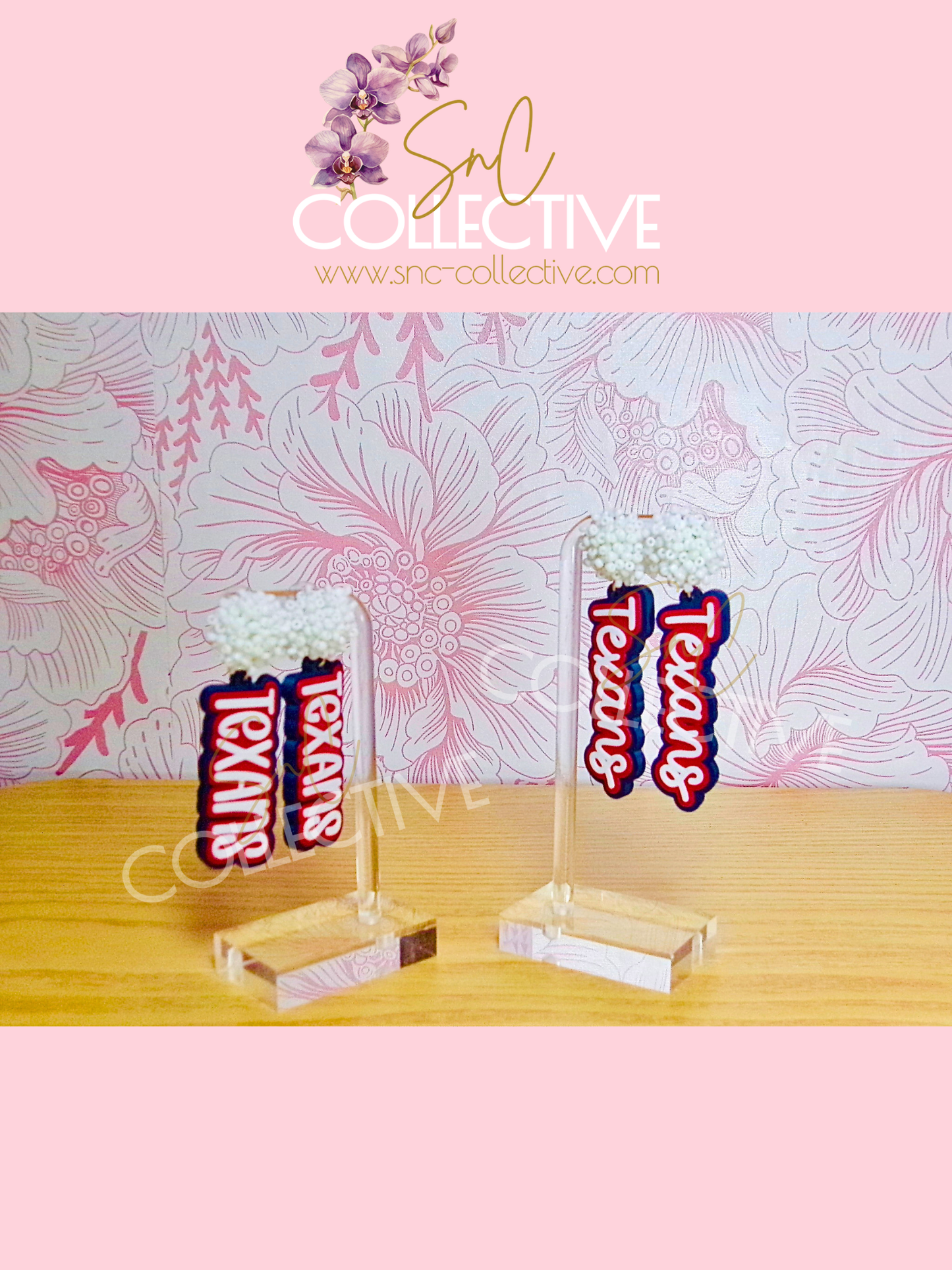 Custom School Spirit Earrings