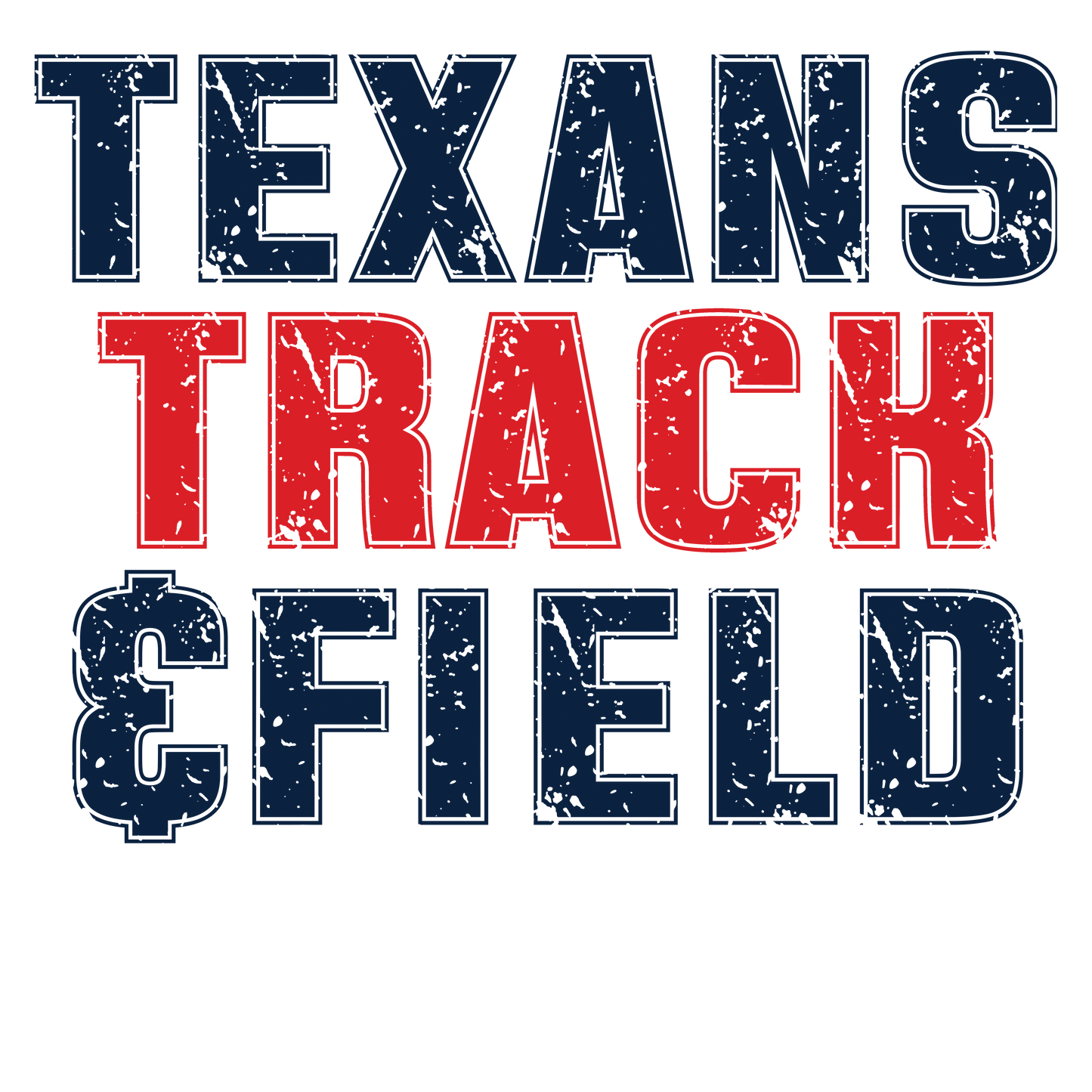 Texans Track & Field Find Your Lane T-Shirt